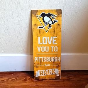 Pittsburgh Penguins NHL Wall Sign